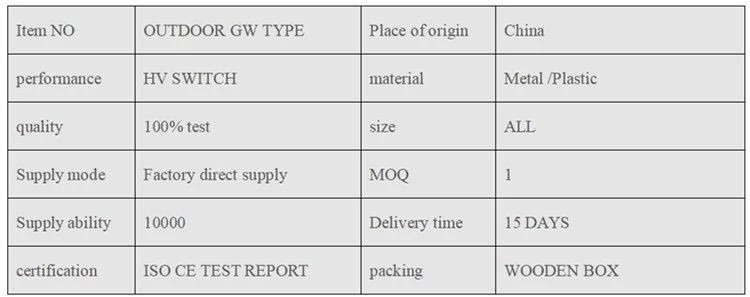 12KV Isolation Switch
