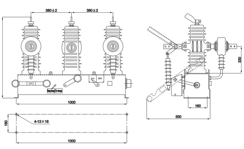 Manual Operation Vacuum Circuit Breaker