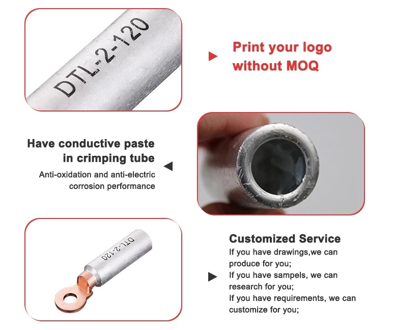 DTL-3 Bimetallic Cable Connected Lug