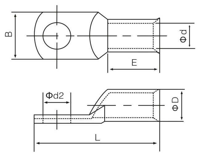 DTL-2 Bimetallic Cable Connected Lug